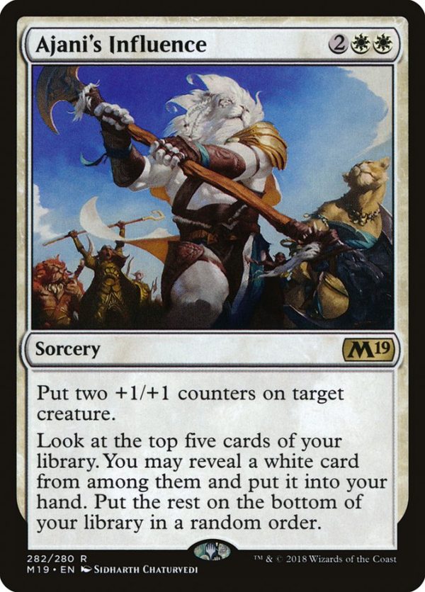 Ajani s Influence [Core Set 2019] Online Sale