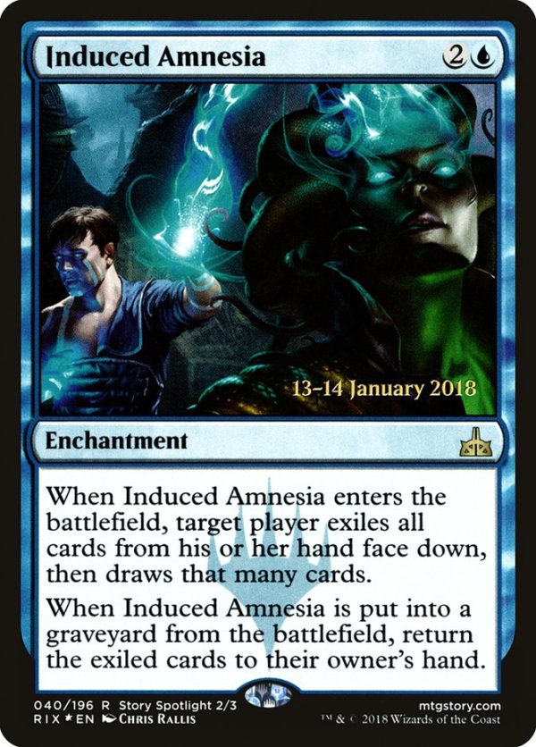 Induced Amnesia [Rivals of Ixalan Prerelease Promos] Fashion