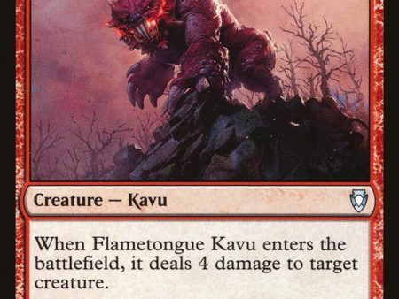 Flametongue Kavu [Commander Anthology Volume II] Online now