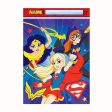 DC Superhero Girls Folded Loot Bags 8pcs For Discount