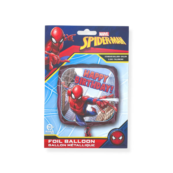 Spider-Man Happy Birthday Foil Balloon 45cm Online Sale