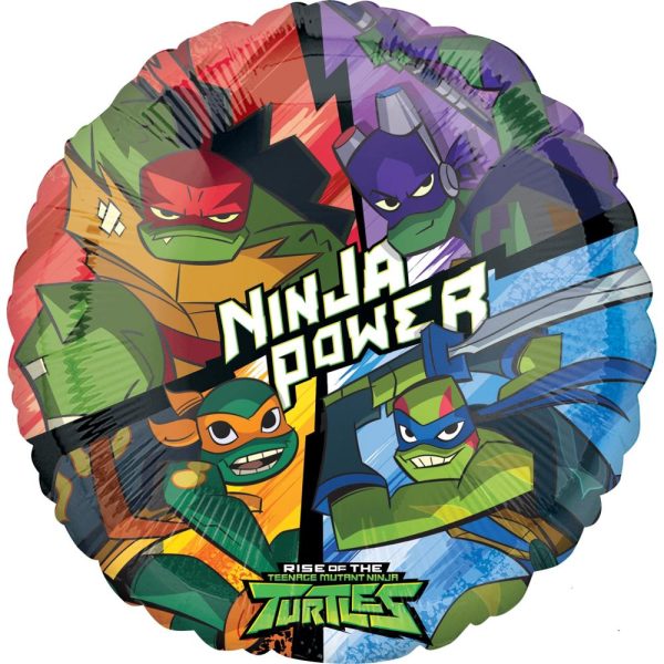 Rise of the TMNT Foil Balloon 45cm Cheap