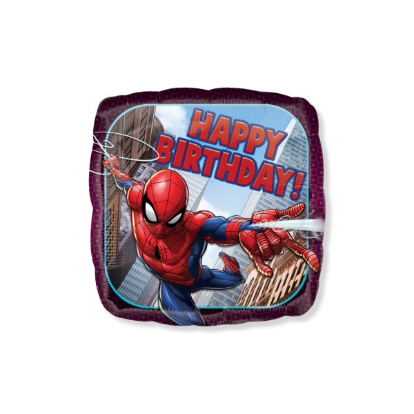 Spider-Man Happy Birthday Foil Balloon 45cm Online Sale