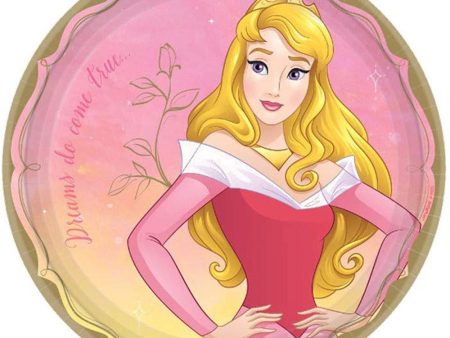 Disney Aurora Paper Plates 9in, 8pcs on Sale