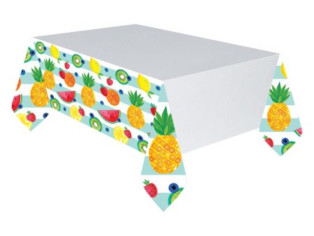 Hello Summer Plastic  Table Cover 137 x 259 cm For Discount