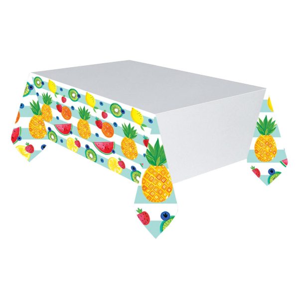 Hello Summer Plastic  Table Cover 137 x 259 cm For Discount