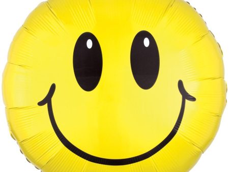 Smiley Face Jumbo Foil Balloon 28in Fashion