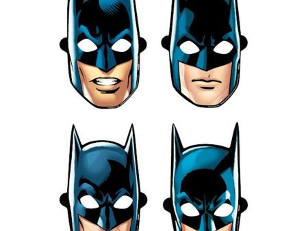 Batman Heroes Unite Paper Mask 8pcs For Cheap