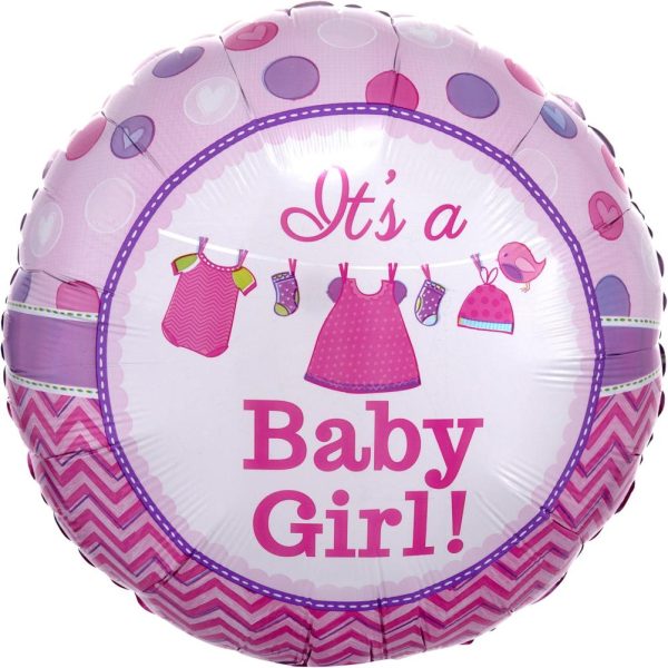 Shower With Love Girl Foil Balloon 18in For Cheap