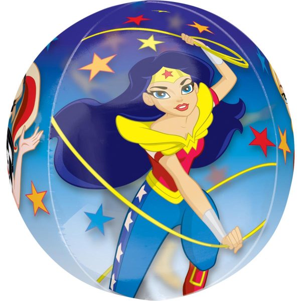 DC Super Hero Girls Orbz Clear Balloon 38x40cm on Sale