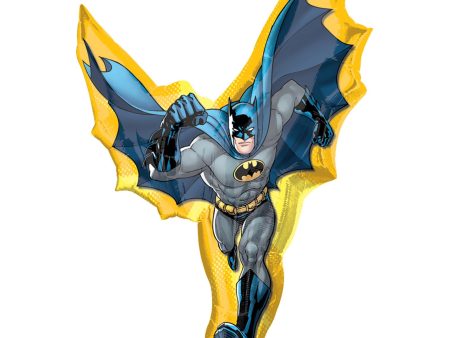 Batman Action Shape Foil Balloon 27 x 39in on Sale