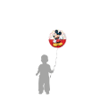 Mickey Mouse Portrait Standard Foil Balloon 18in Discount