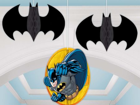 Batman Honeycomb Decoration 3pcs Supply