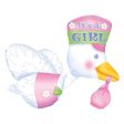 Bundle Of Joy Stork It s A Girl Foil Balloon 23 x 32in Sale