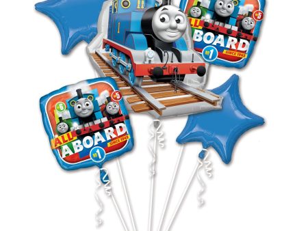 Thomas The Engine Balloon Bouquet 5pcs For Cheap