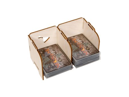 Broken Token - Stacking Tabletop Card Holder - Standard 2 Tray Supply